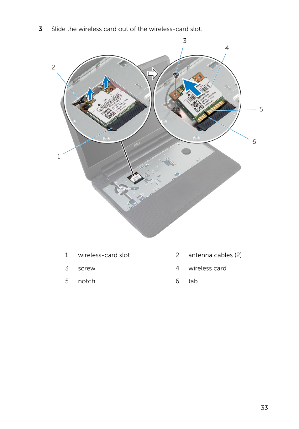 Dell Inspiron 15 (3531, Mid 2014) User Manual | Page 33 / 83