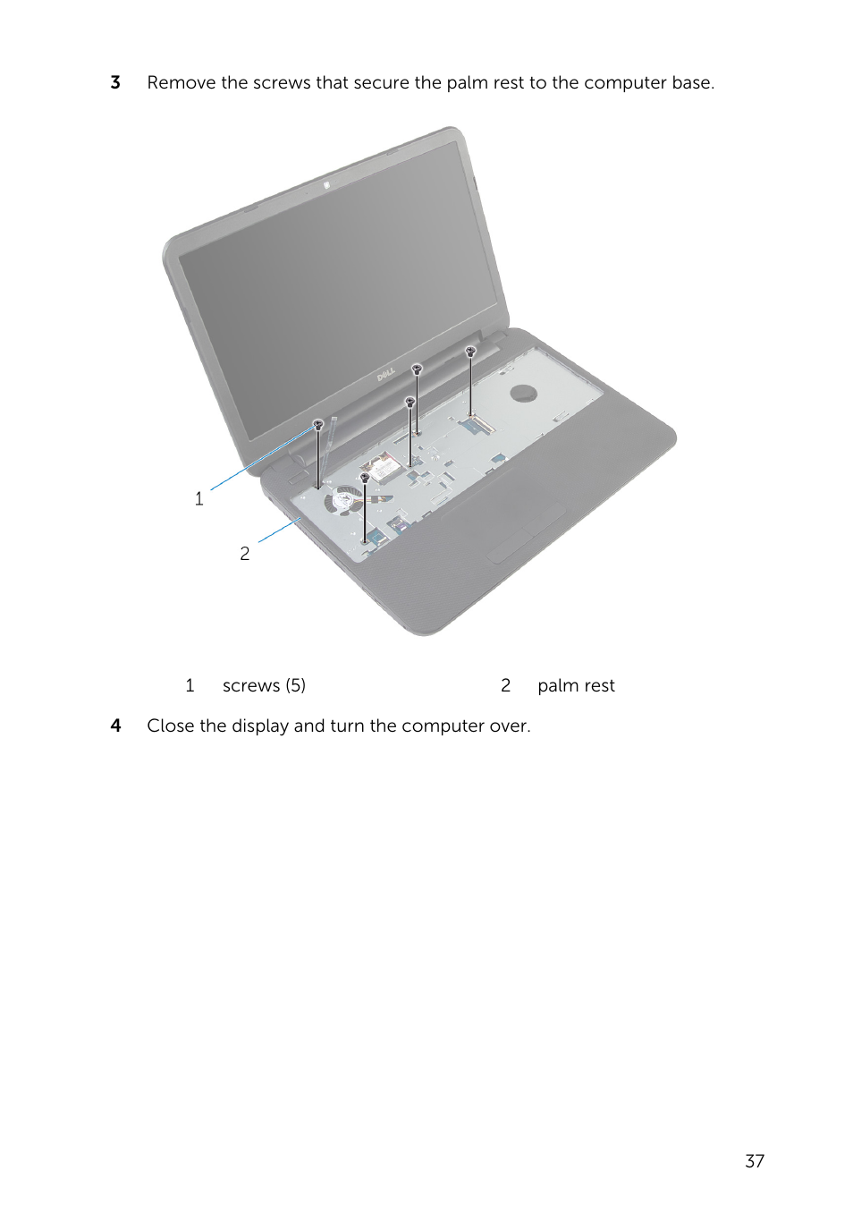 Dell Inspiron 15 (3531, Mid 2014) User Manual | Page 37 / 83