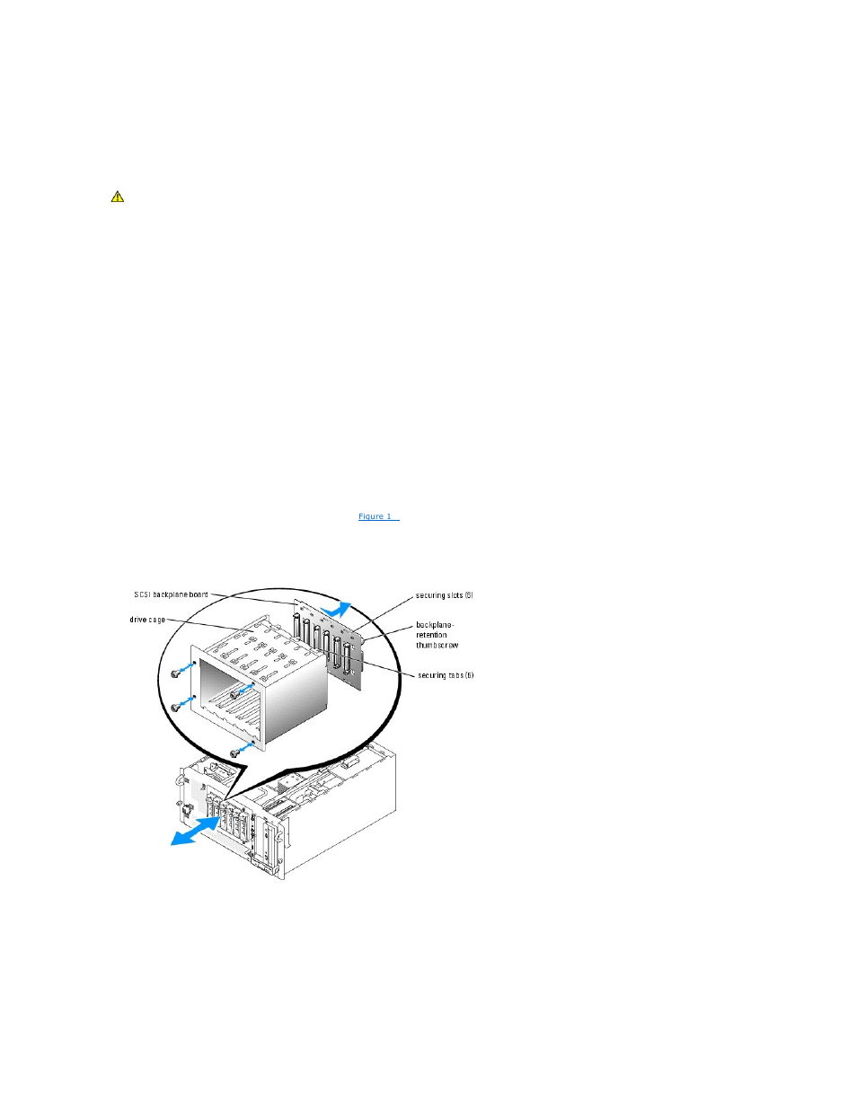 Scsi backplane, Removing the scsi backplane, Installing the scsi backplane | Dell PowerEdge 1800 User Manual | Page 6 / 8
