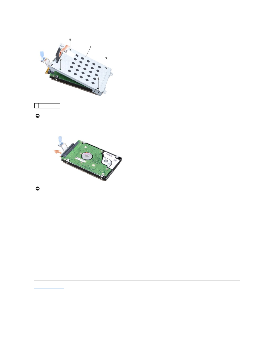 Replacing the hard drive | Dell Studio 1537 (Late 2008) User Manual | Page 24 / 42