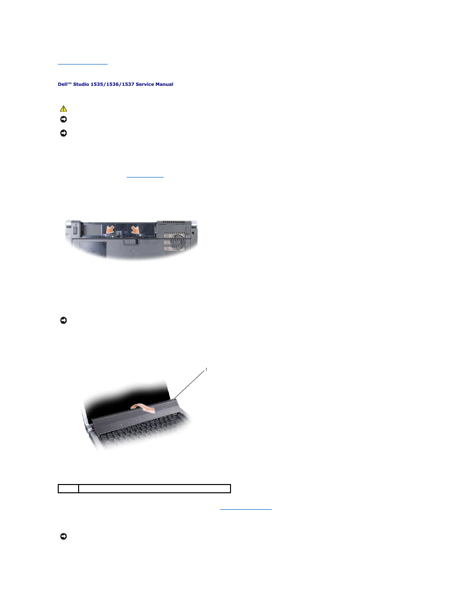 Center control cover, Removing the center control cover | Dell Studio 1537 (Late 2008) User Manual | Page 9 / 42