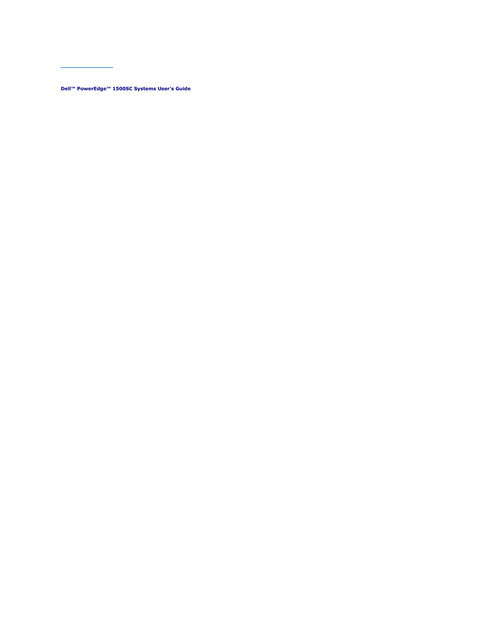 Glossary | Dell PowerEdge 1500SC User Manual | Page 29 / 41