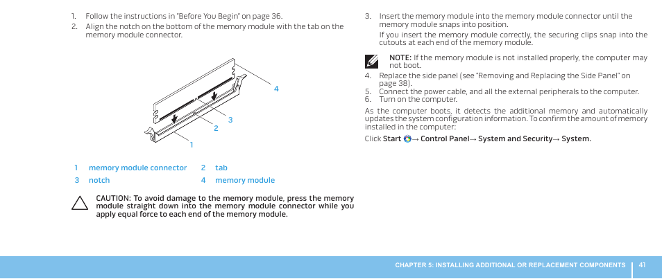 Dell Alienware Aurora (Late 2009) User Manual | Page 41 / 68