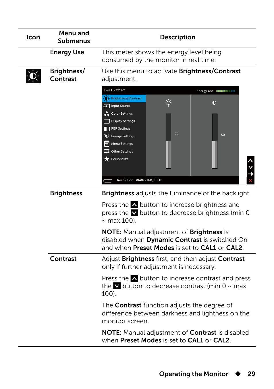 Dell UP3214Q Monitor User Manual | Page 29 / 75