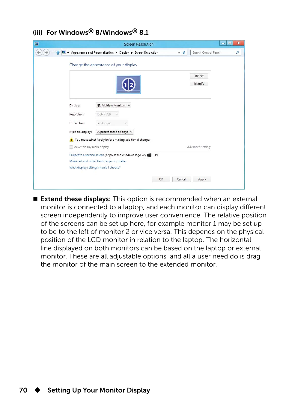 Dell UP3214Q Monitor User Manual | Page 70 / 75