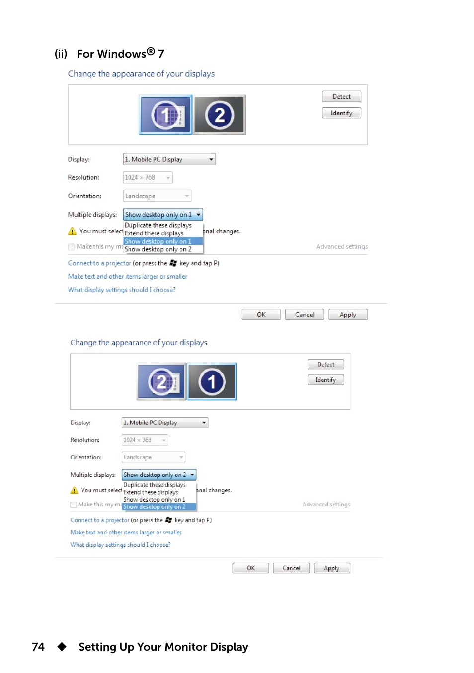 Dell UP3214Q Monitor User Manual | Page 74 / 75