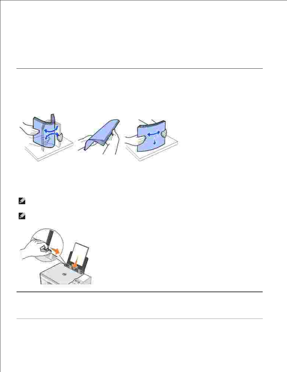 Loading paper, Print media guidelines | Dell 924 All-in-One Photo Printer User Manual | Page 11 / 65