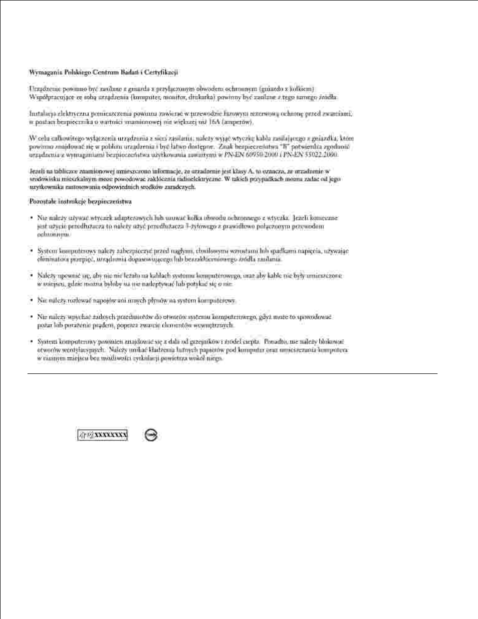 Bsmi notice (taiwan only) | Dell 924 All-in-One Photo Printer User Manual | Page 60 / 65