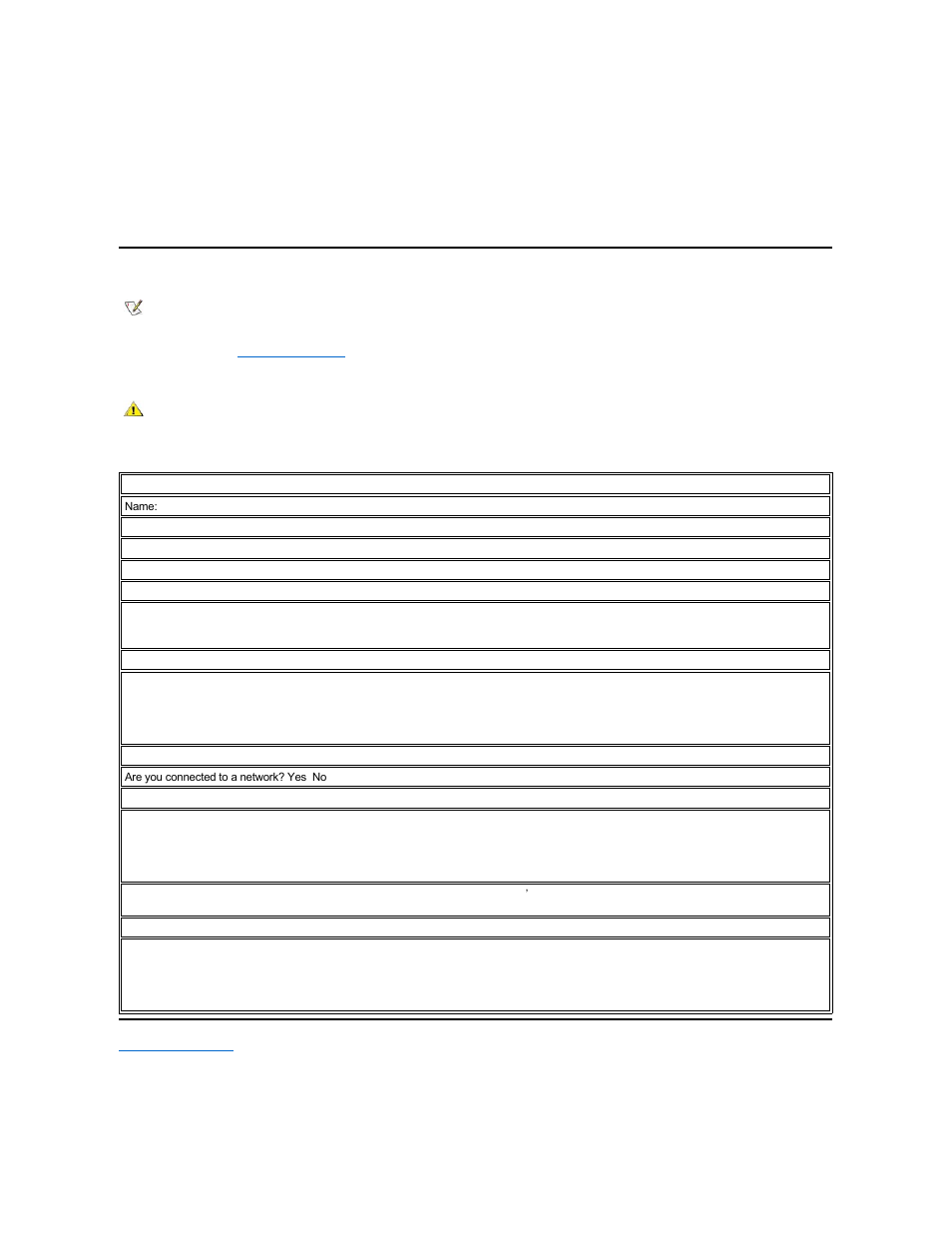 Make a copy of the, Diagnostics checklist, And fill it out | Before you call | Dell OptiPlex GX150 User Manual | Page 65 / 154