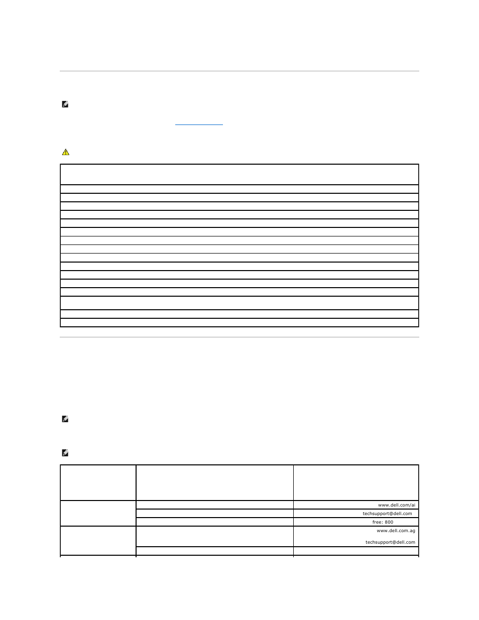 Before you call, Contacting dell, Make a copy of the | Diagnostics checklist, Include a copy of the diagnostics checklist (see | Dell OptiPlex 745c (Early 2007) User Manual | Page 29 / 120