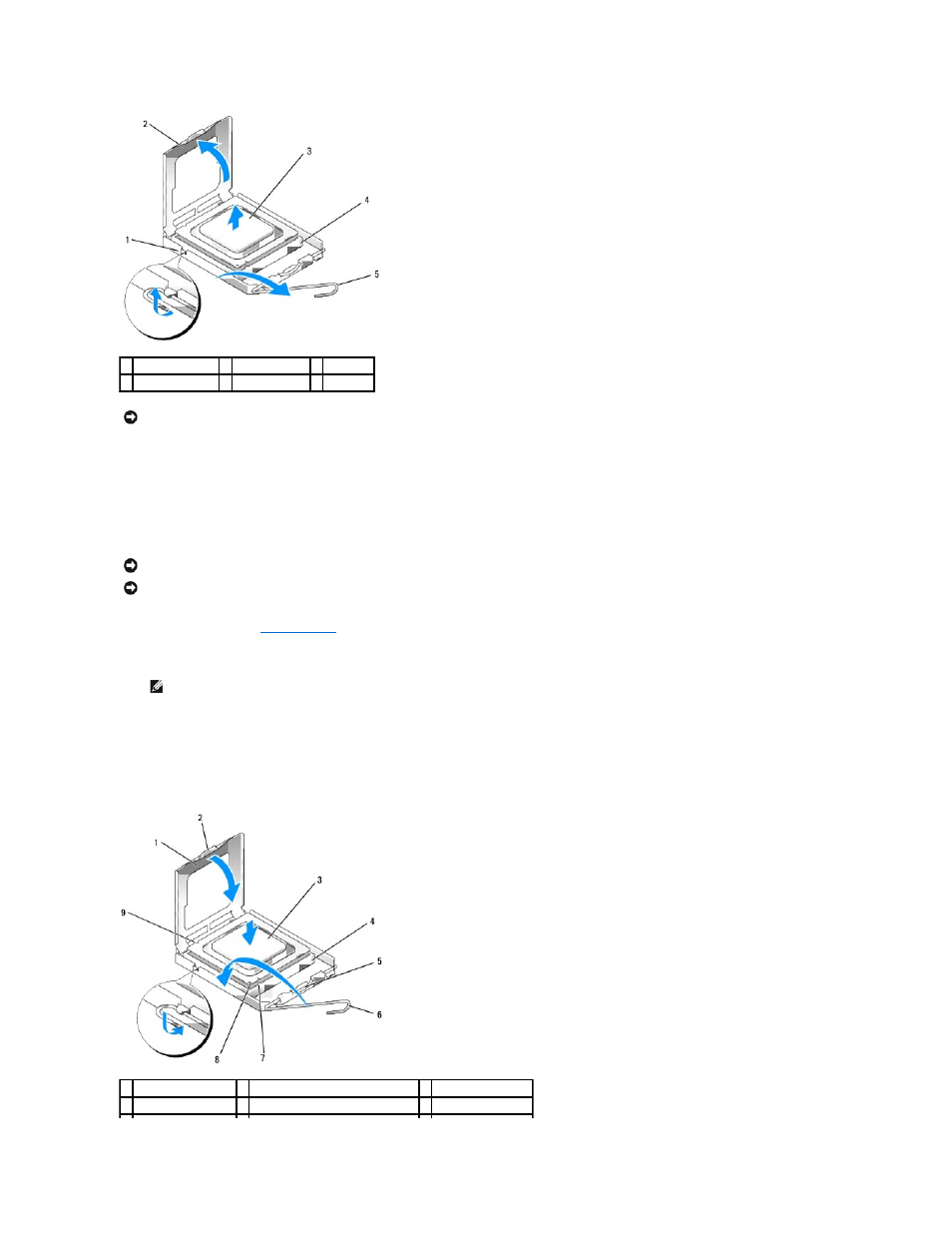 Installing the processor | Dell OptiPlex 745c (Early 2007) User Manual | Page 58 / 120