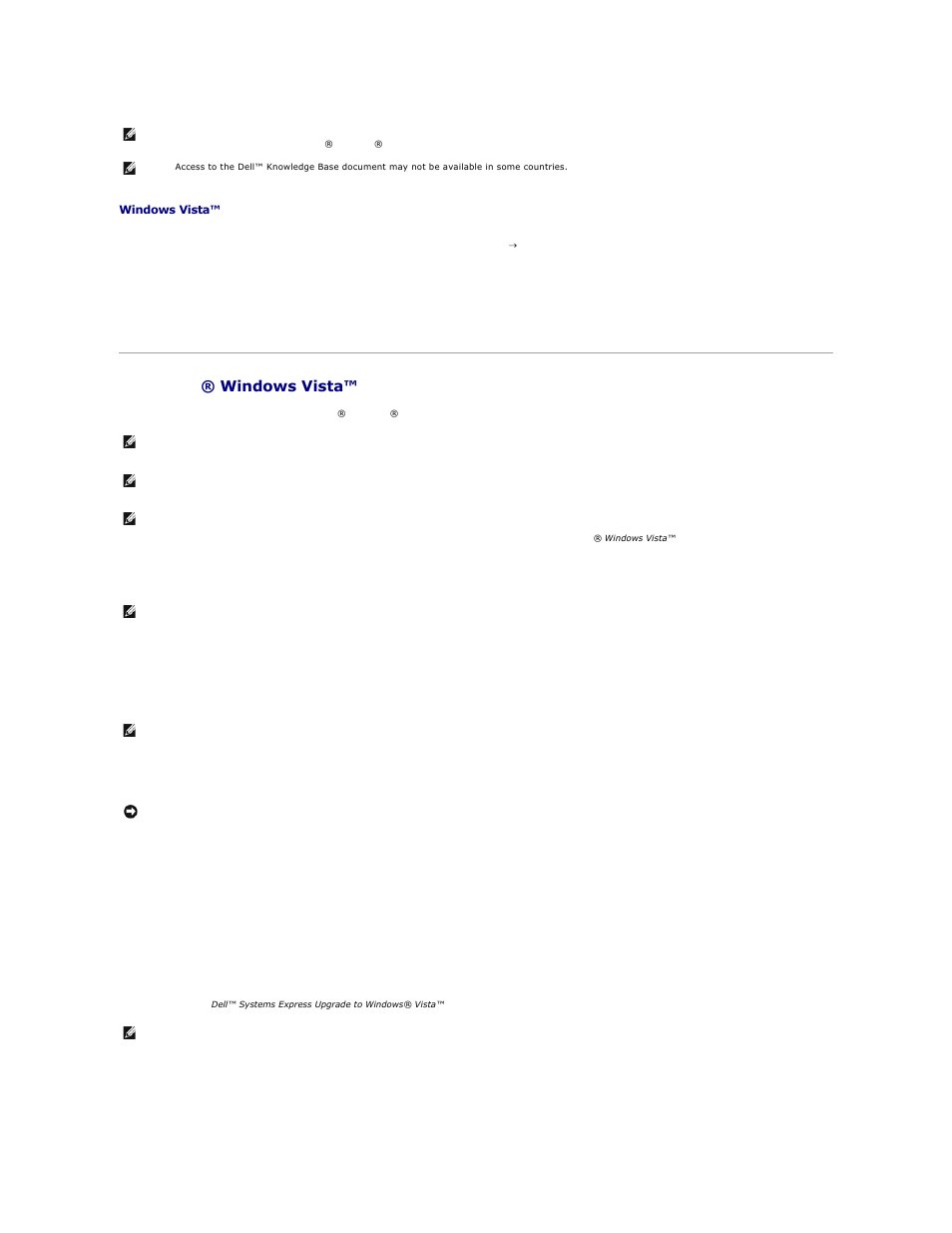 Microsoft® windows vista, Upgrading to microsoft windows vista | Dell OptiPlex 745c (Early 2007) User Manual | Page 82 / 120