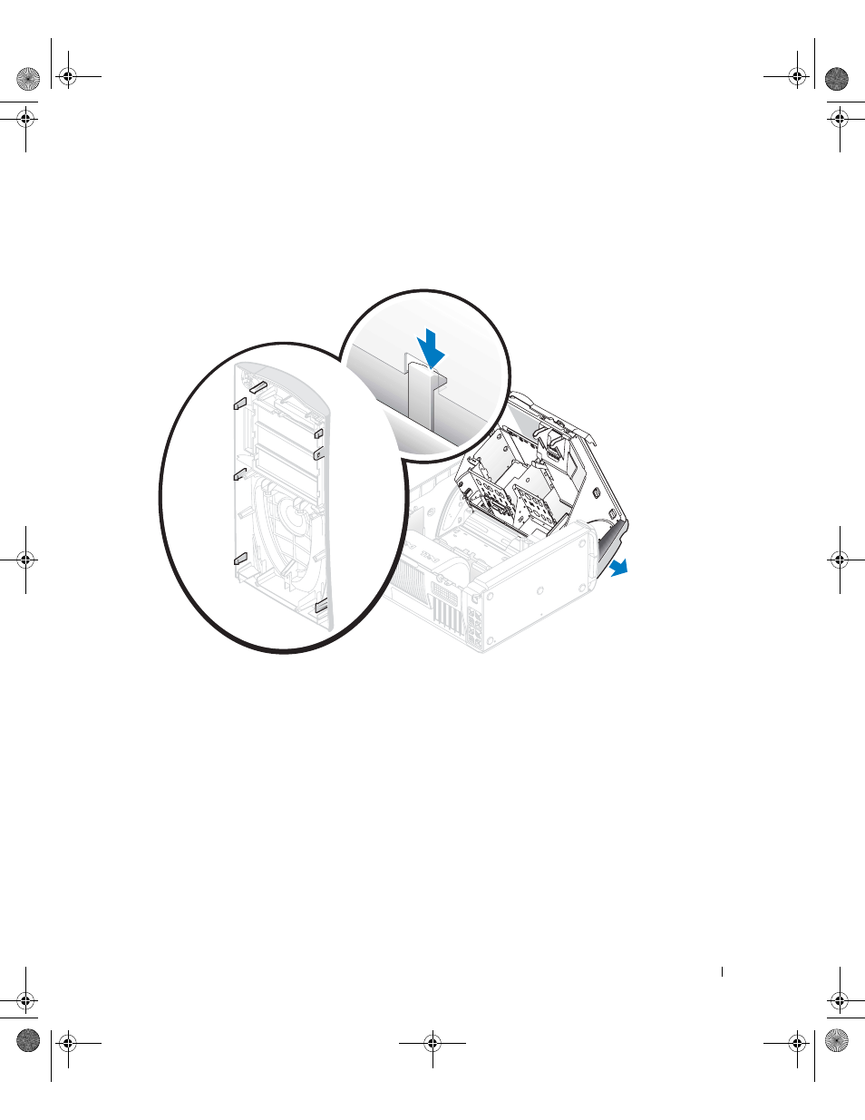 Replacing the front panel | Dell XPS/Dimension XPS User Manual | Page 111 / 148