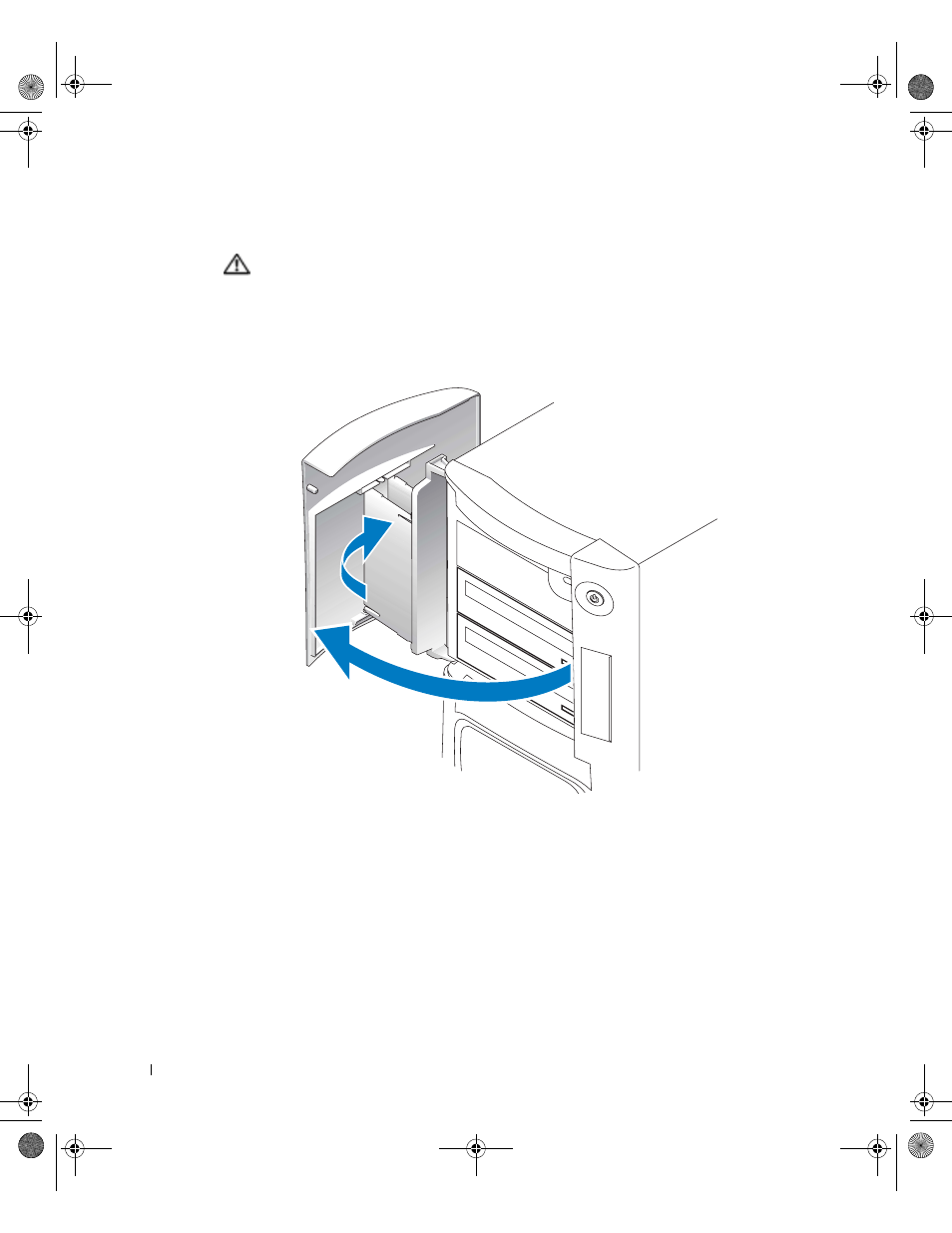 Drive door, Removing the drive door | Dell XPS/Dimension XPS User Manual | Page 112 / 148