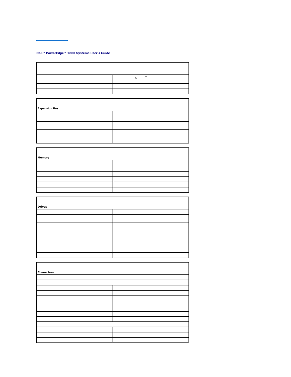 Technical specifications | Dell PowerEdge 2800 User Manual | Page 2 / 30