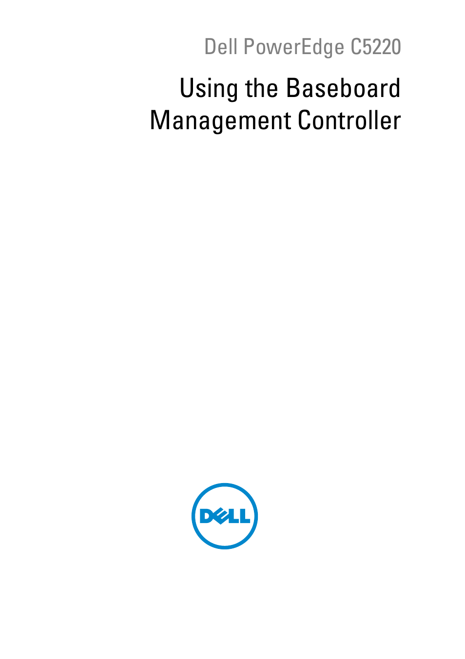 Dell PowerEdge C5220 User Manual | 60 pages