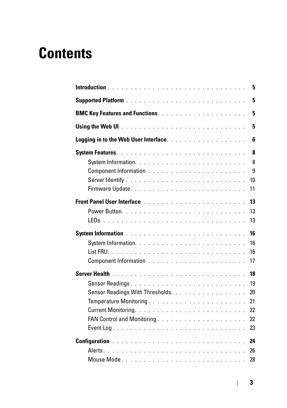 Dell PowerEdge C5220 User Manual | Page 3 / 60