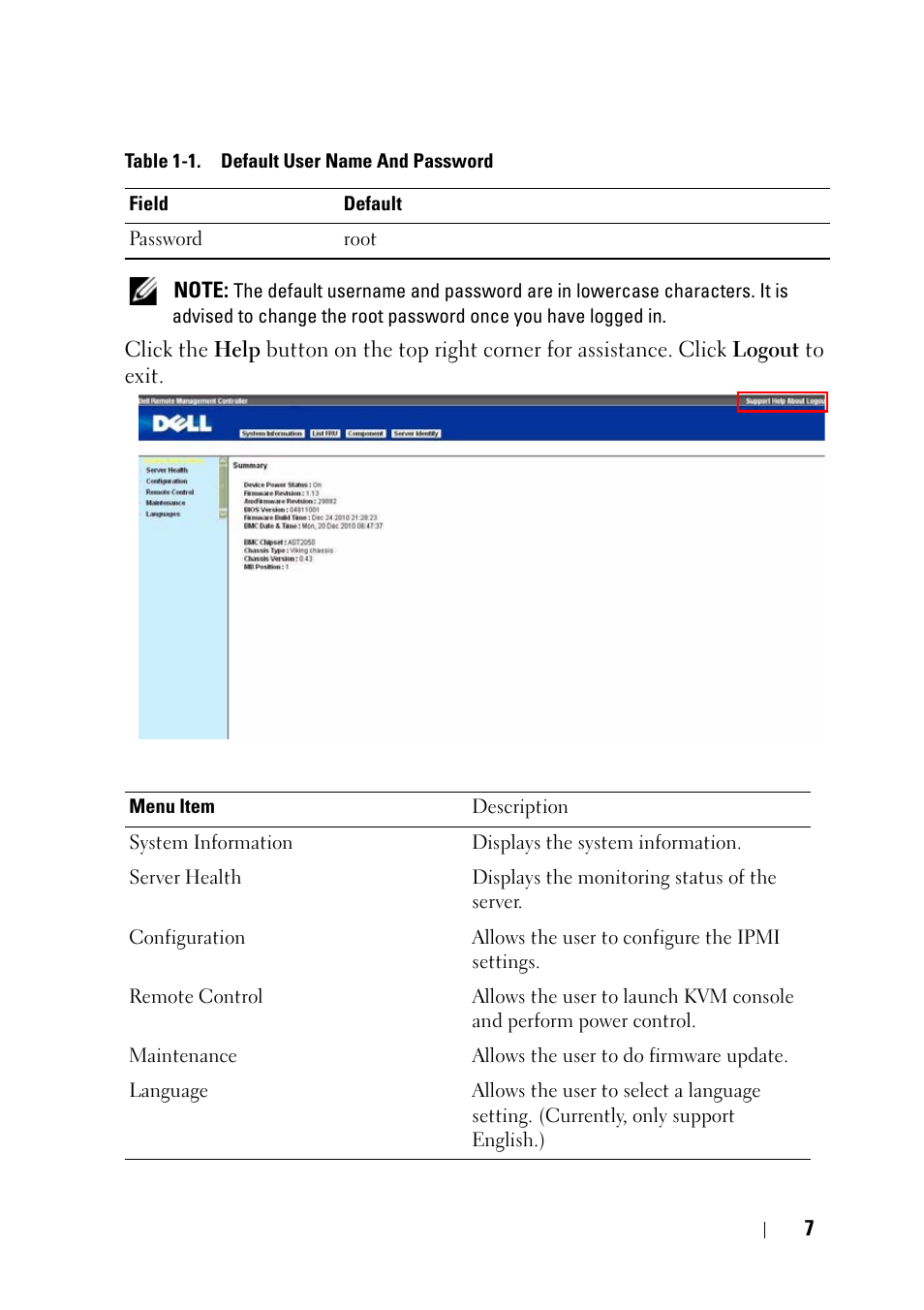 Dell PowerEdge C5220 User Manual | Page 7 / 60