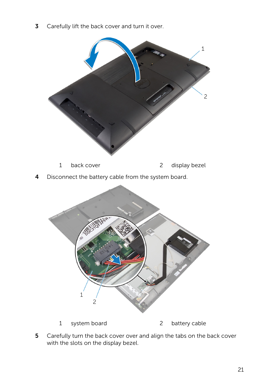 Dell Inspiron 20 (3043, Mid 2014) User Manual | Page 21 / 76