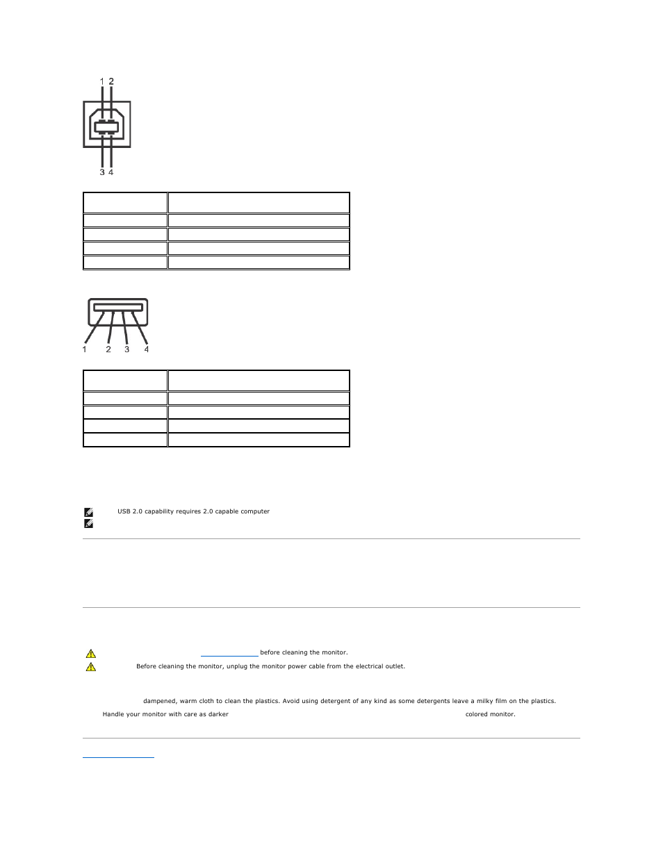 Plug and play capability, Caring for your monitor | Dell 2007FP Monitor User Manual | Page 9 / 43