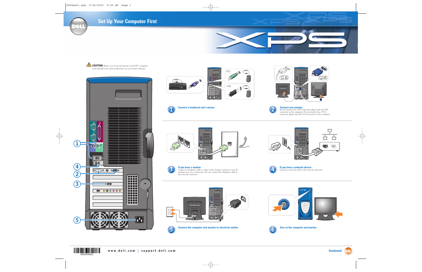 Dell XPS/Dimension XPS User Manual | 2 pages