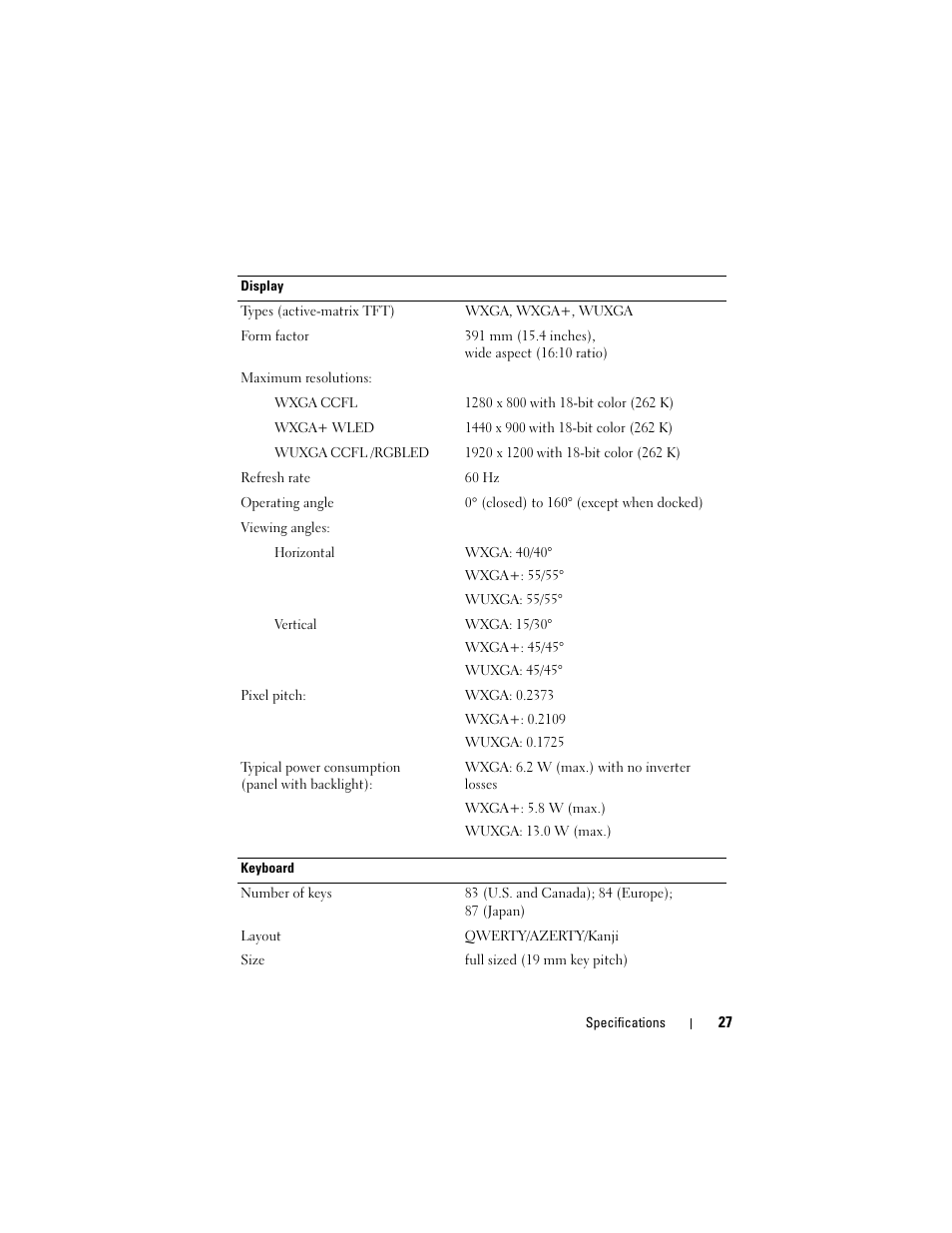 Dell Precision M4400 (Mid 2008) User Manual | Page 27 / 72