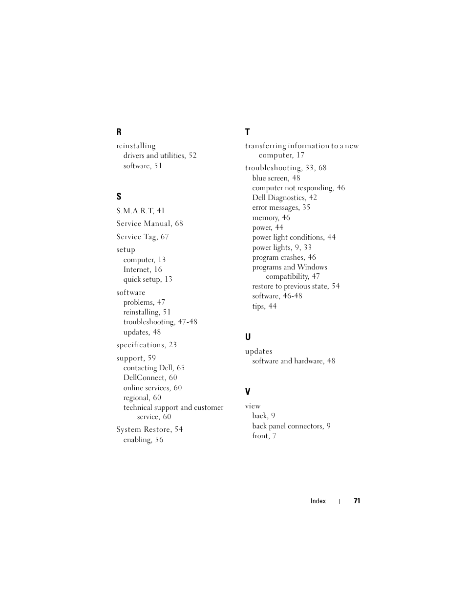 Dell Precision M4400 (Mid 2008) User Manual | Page 71 / 72