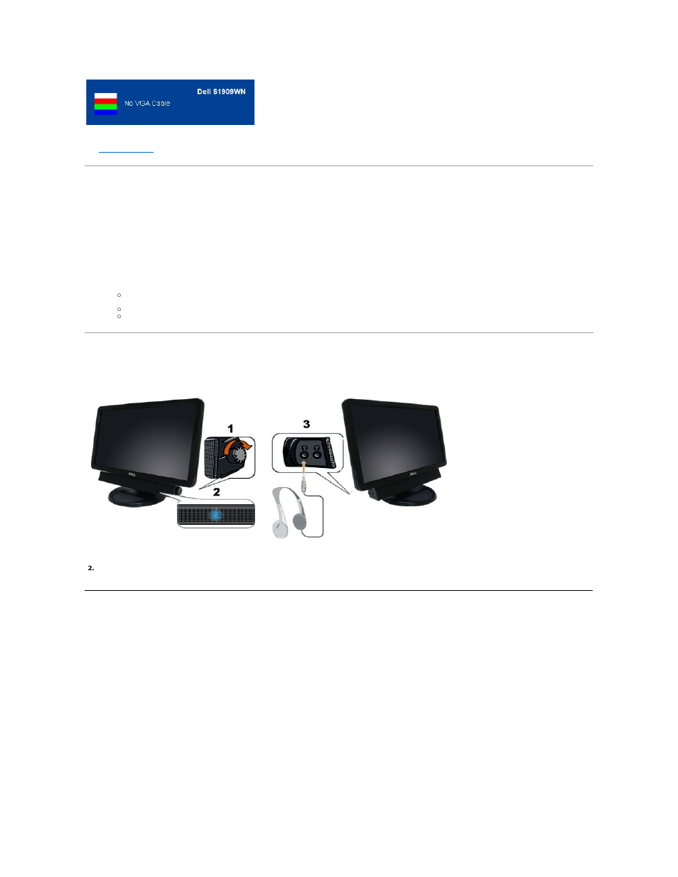 Setting the optimal resolution, Using the dell soundbar (optional), Using the tilt | Tilt | Dell S1909WN Monitor User Manual | Page 18 / 27