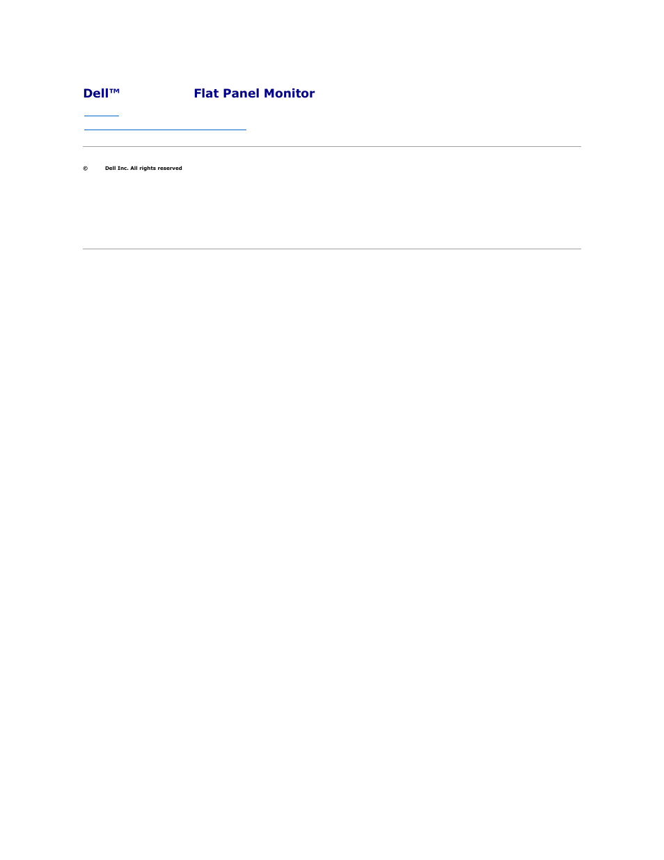 Dell™ s1909wn flat panel monitor | Dell S1909WN Monitor User Manual | Page 21 / 27