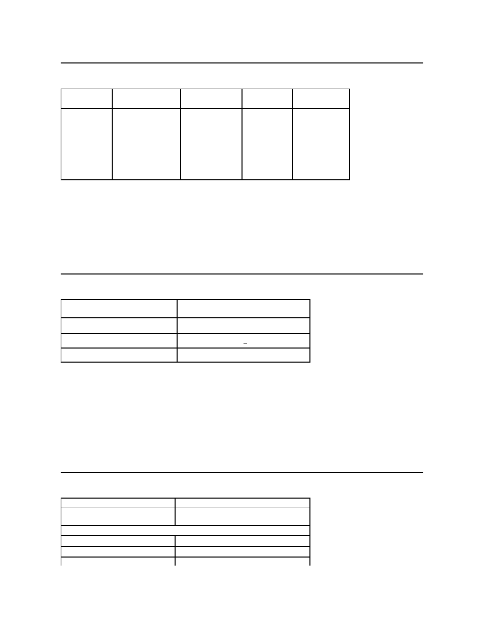Preset display modes, Electrical specifications, Physical characteristics | Dell S1909WN Monitor User Manual | Page 7 / 27