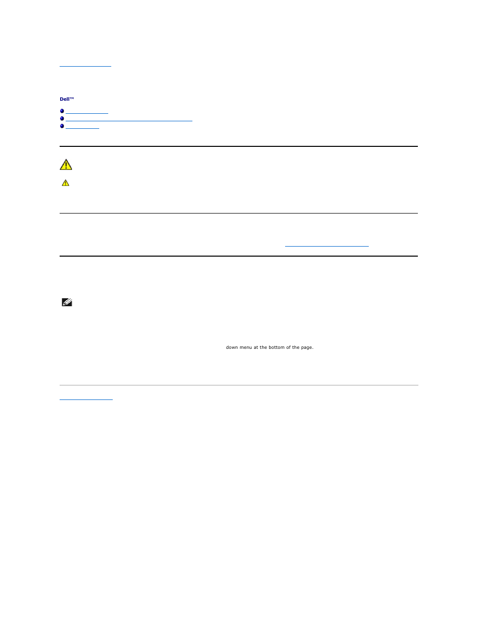 Appendix, Caution: safety instructions, Contacting dell | Dell S1909WN Monitor User Manual | Page 9 / 27