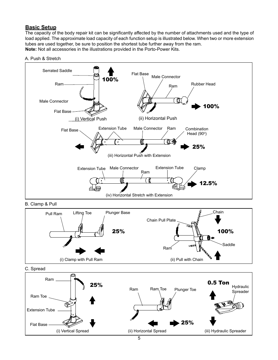 BLACKHAWK! PORTO-POWER B65115 User Manual | Page 5 / 12