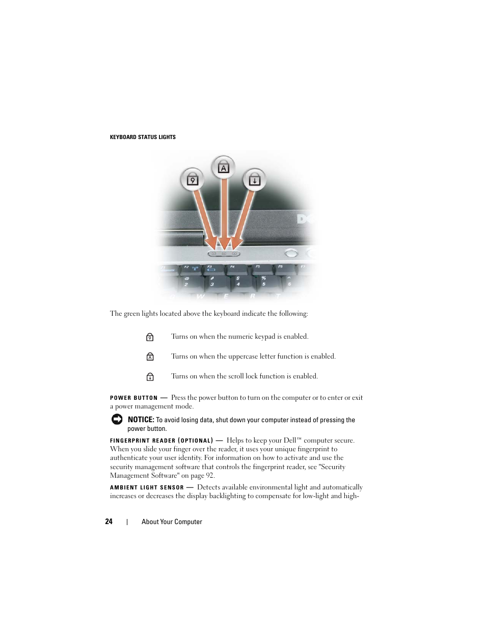 Dell Latitude D630 User Manual | Page 24 / 218