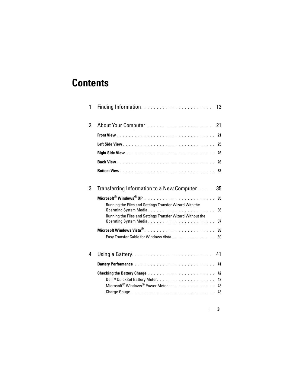 Dell Latitude D630 User Manual | Page 3 / 218