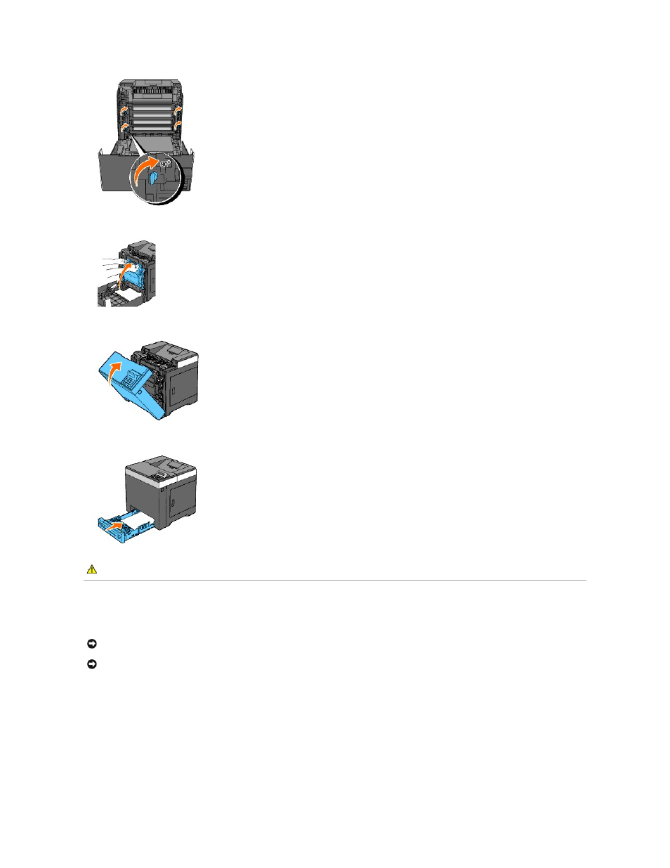 Cleaning the ctd sensor inside the printer | Dell 2130cn Color Laser Printer User Manual | Page 110 / 204