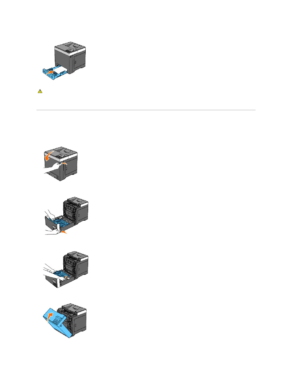 Removing a duplexer | Dell 2130cn Color Laser Printer User Manual | Page 117 / 204