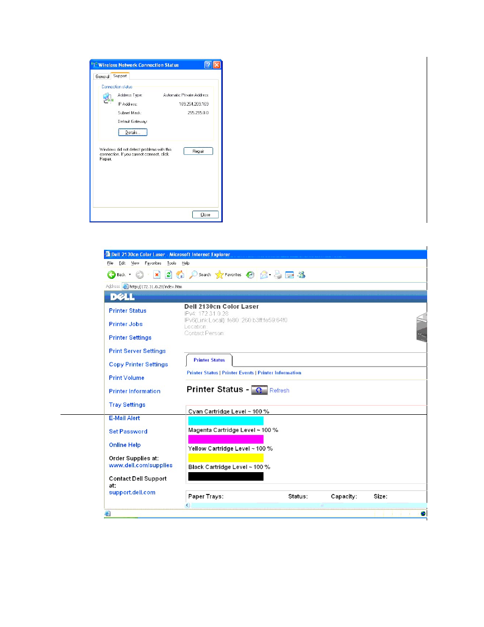 Dell 2130cn Color Laser Printer User Manual | Page 192 / 204