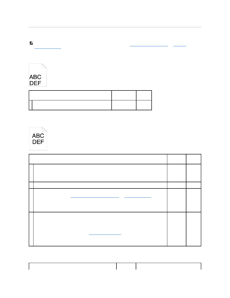 Jam/alignment problems, The top and side margins are incorrect, The color registration is out of alignment | Misfeed jam | Dell 2130cn Color Laser Printer User Manual | Page 87 / 204