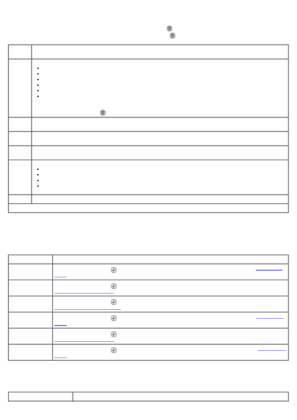 Fax setup menu, Cover page menu, History and reports menu | Dell 966w All In One Wireless Photo Printer User Manual | Page 40 / 135