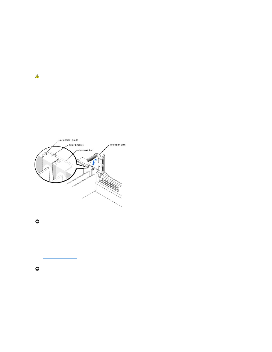 Removing a card, Slot opening. then continue with, Step 4 | Dell Dimension 4600C User Manual | Page 26 / 56