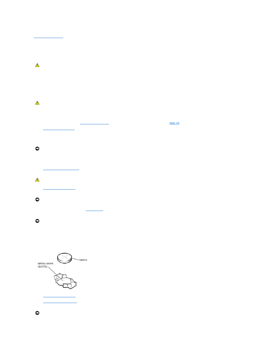 Battery | Dell Dimension 4600C User Manual | Page 6 / 56