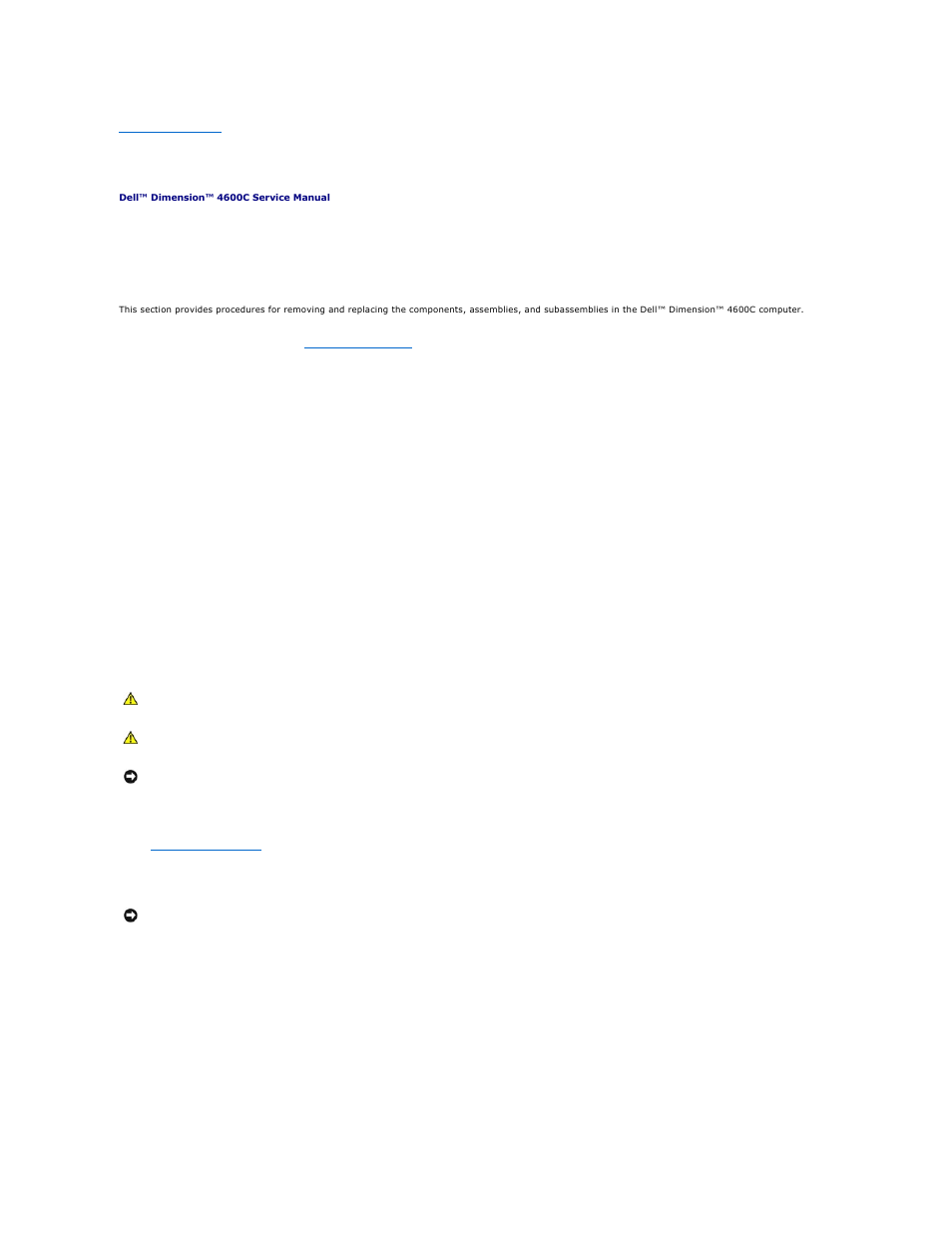Before you begin, Getting started, Recommended tools | Precautionary measures | Dell Dimension 4600C User Manual | Page 8 / 56
