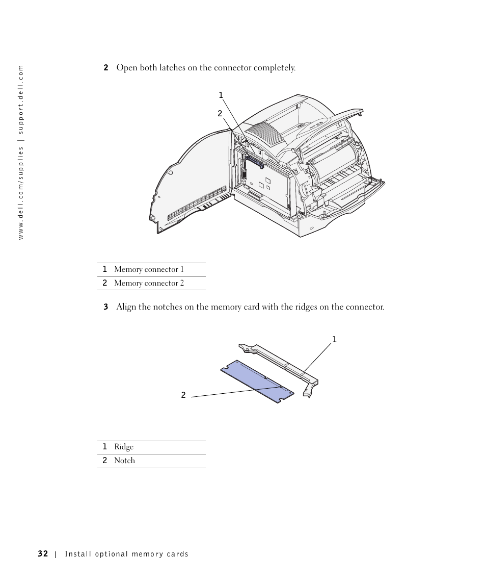 Dell M5200 Medium Workgroup Mono Laser Printer User Manual | Page 32 / 100