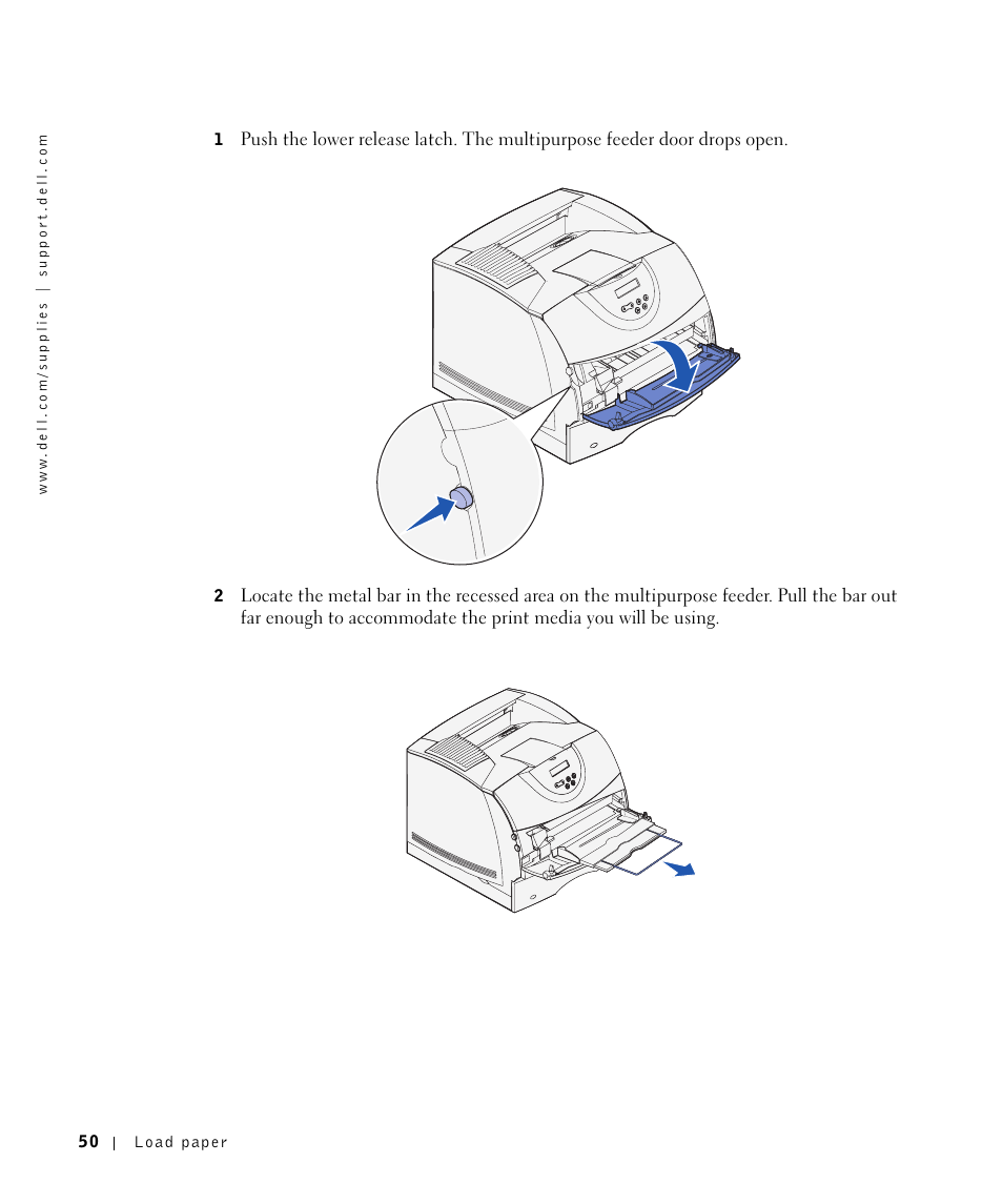 Dell M5200 Medium Workgroup Mono Laser Printer User Manual | Page 50 / 100