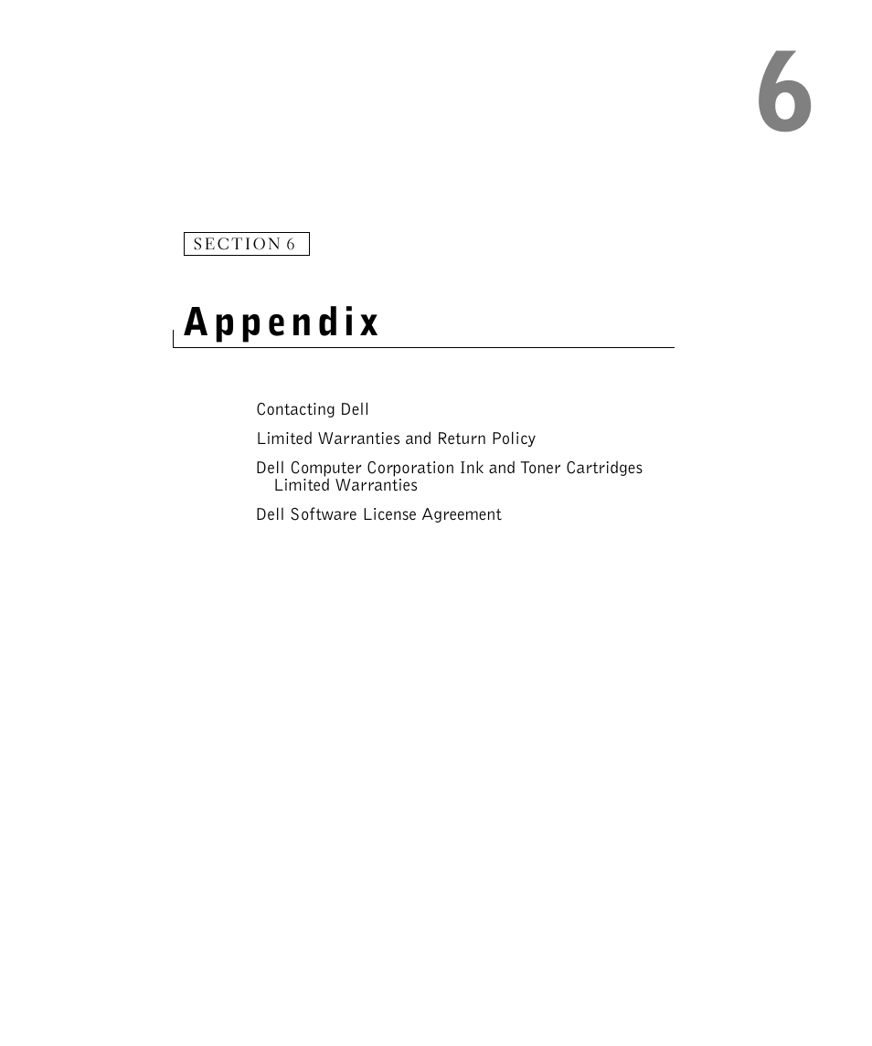 Appendix | Dell M5200 Medium Workgroup Mono Laser Printer User Manual | Page 69 / 100