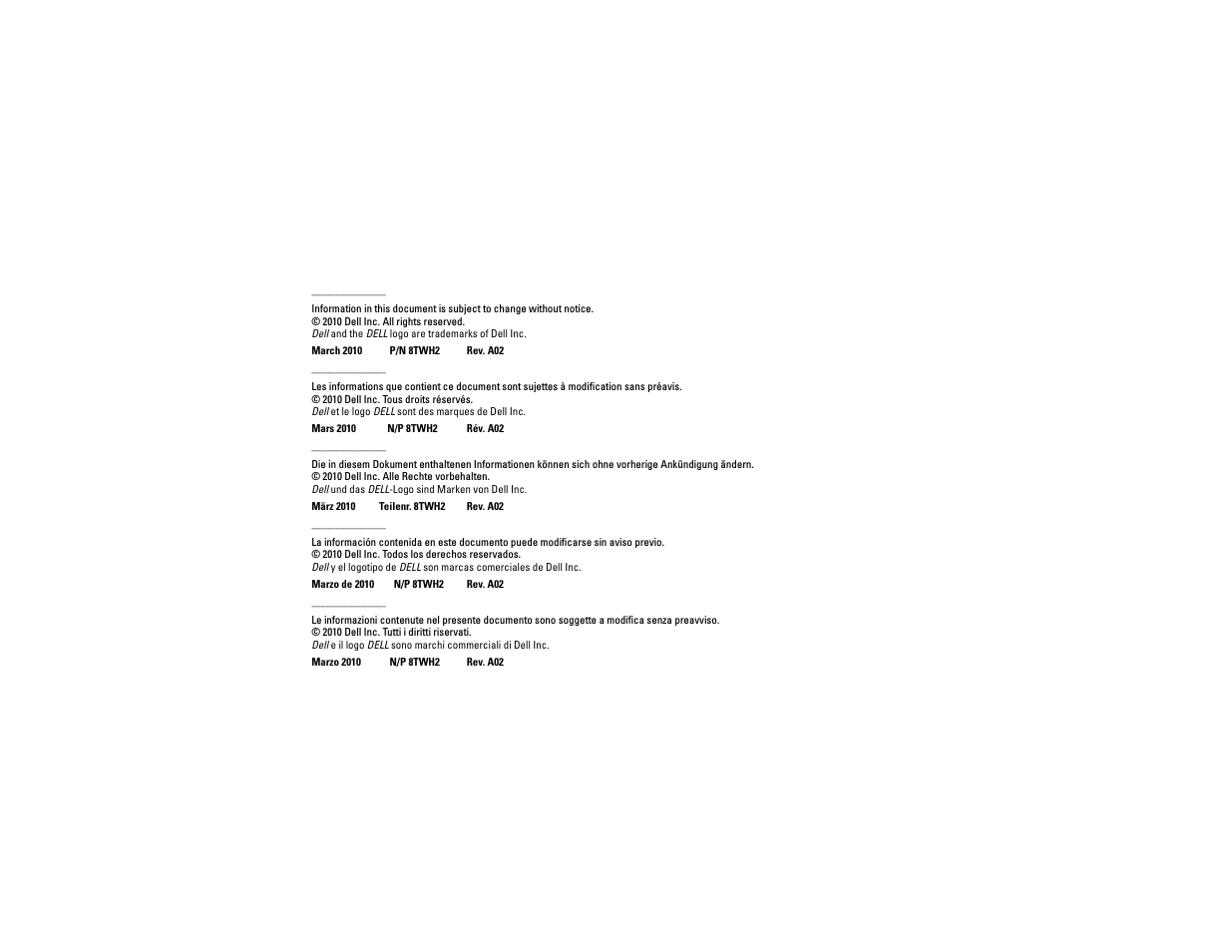 Dell STREAK mobile User Manual | Page 2 / 26