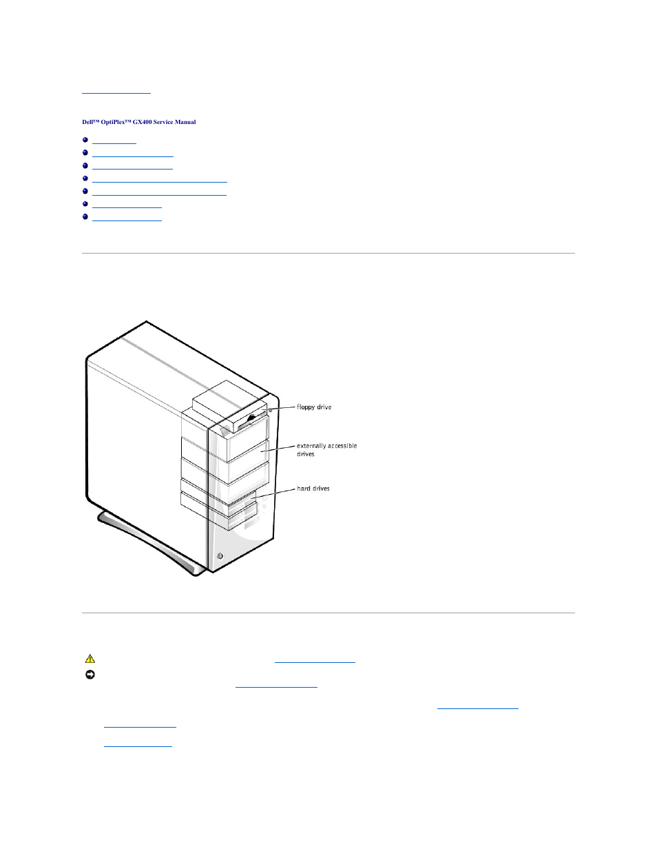 Disk drives and media | Dell OptiPlex GX400 User Manual | Page 11 / 47