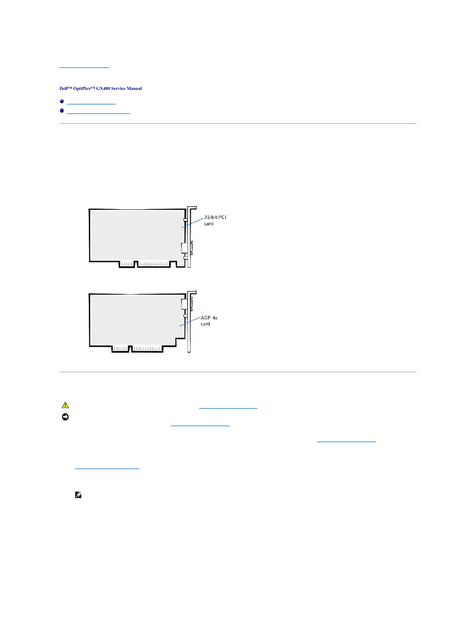 Expansion cards | Dell OptiPlex GX400 User Manual | Page 20 / 47