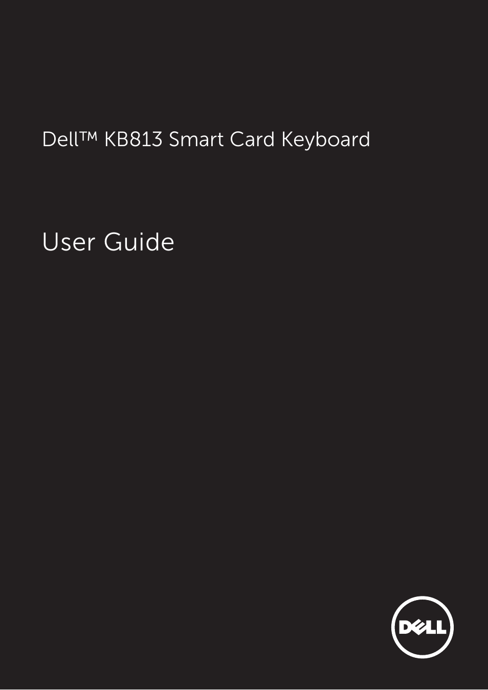 Dell Smartcard Keyboard KB813 User Manual | 46 pages