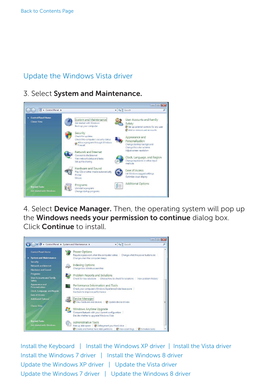 Update the windows 7 driver | Dell Smartcard Keyboard KB813 User Manual | Page 18 / 46